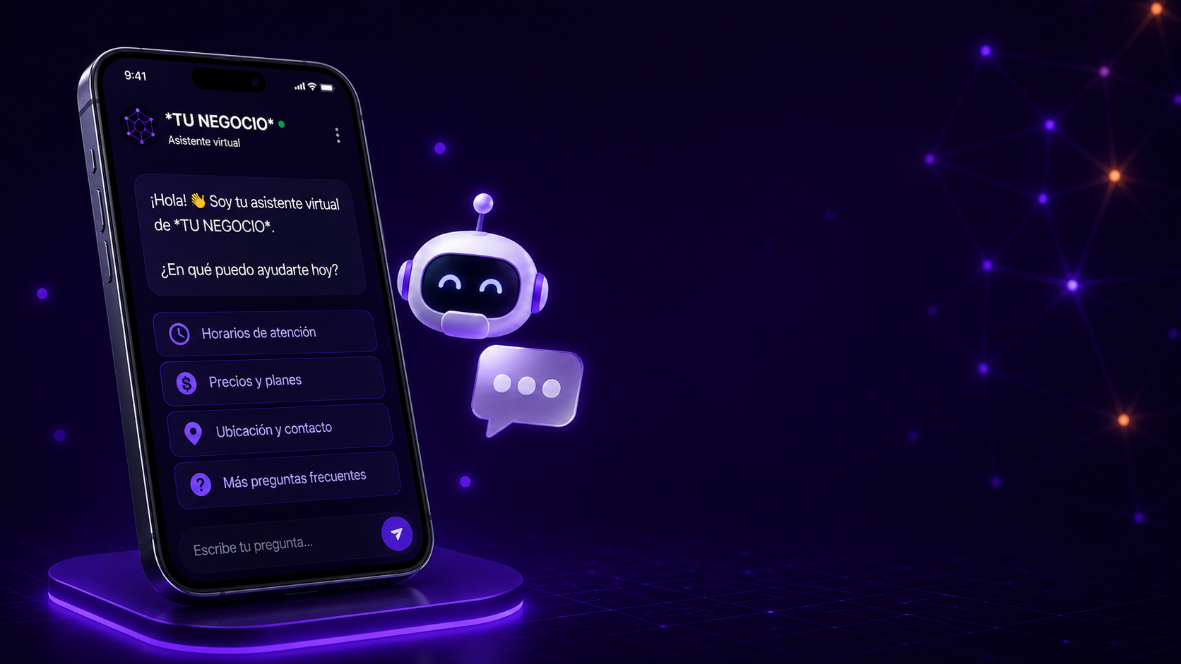 Chatbot de atención para clínica